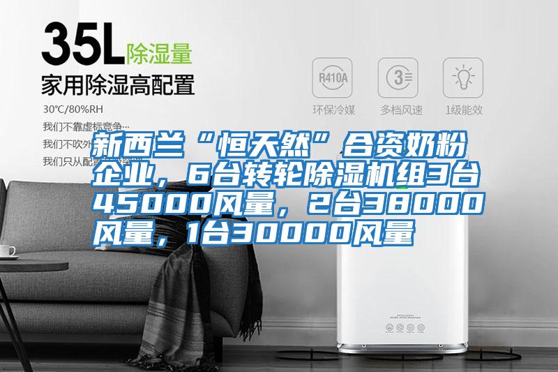 新西蘭“恒天然”合資奶粉企業(yè)，6臺轉輪除濕機組3臺45000風量，2臺38000風量，1臺30000風量