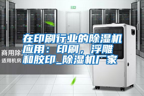 在印刷行業(yè)的除濕機應用：印刷，浮雕和膠印_除濕機廠家