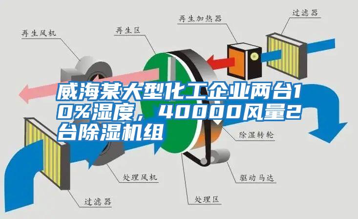 威海某大型化工企業(yè)兩臺10%濕度，40000風量2臺除濕機組