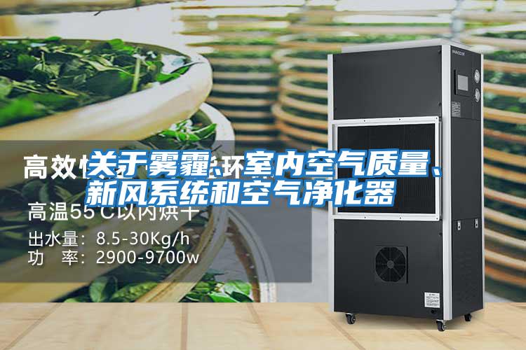 關(guān)于霧霾、室內(nèi)空氣質(zhì)量、新風(fēng)系統(tǒng)和空氣凈化器