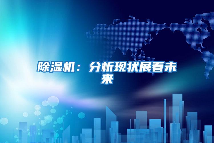 除濕機:分析現(xiàn)狀展看未來