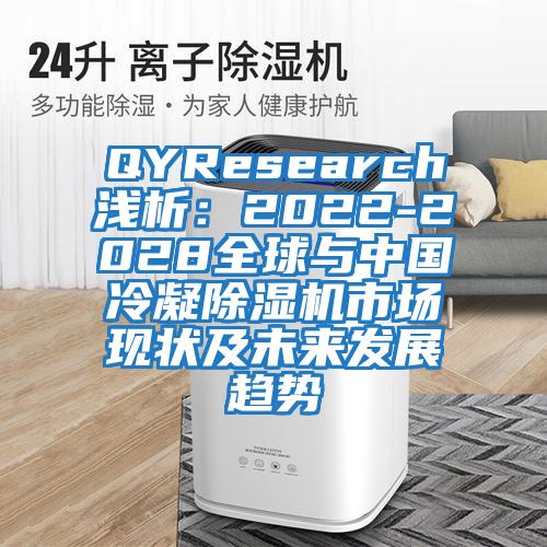 QYResearch淺析：2022-2028全球與中國冷凝除濕機(jī)市場現(xiàn)狀及未來發(fā)展趨勢