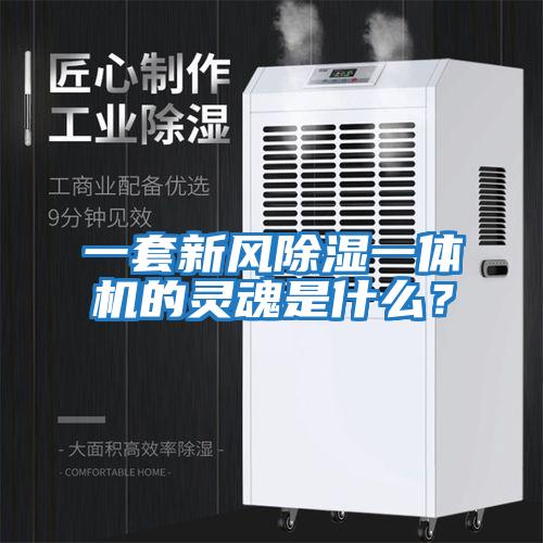 一套新風(fēng)除濕一體機的靈魂是什么?
