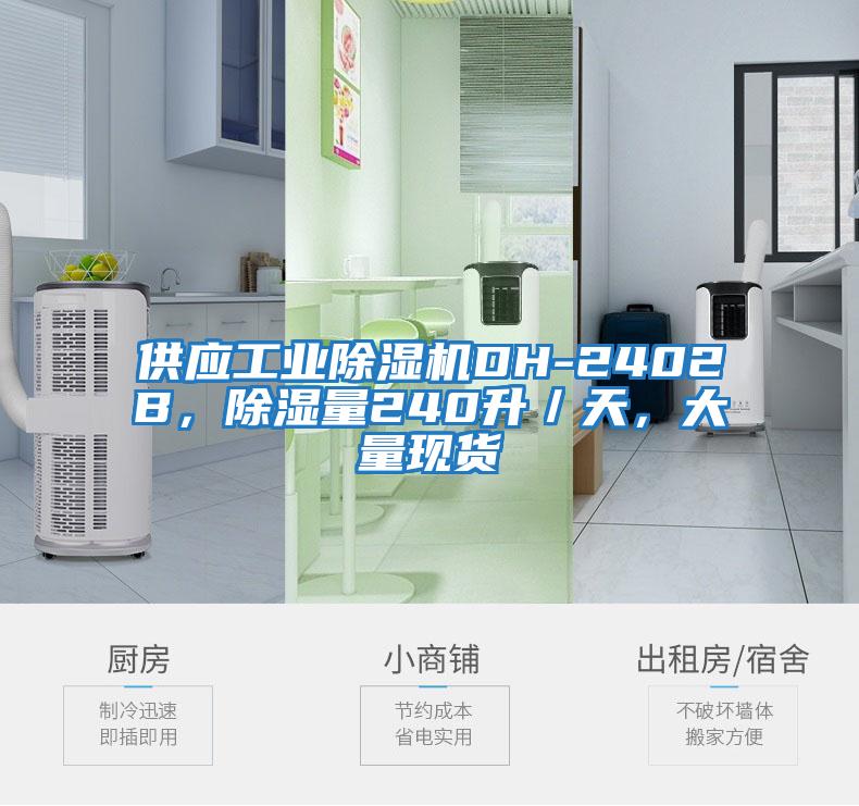 供應工業除濕機DH-2402B，除濕量240升／天，大量現貨