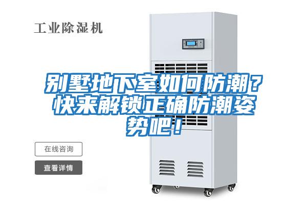 別墅地下室如何防潮？快來解鎖正確防潮姿勢吧！