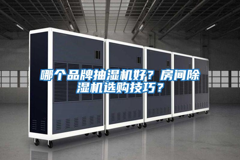 哪個品牌抽濕機好？房間除濕機選購技巧？
