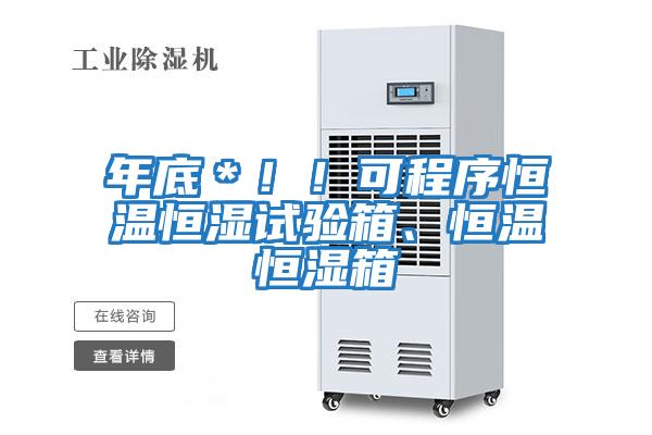 年底＊！！可程序恒溫恒濕試驗箱、恒溫恒濕箱