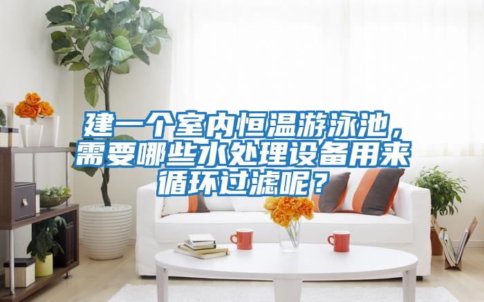 建一個室內恒溫游泳池，需要哪些水處理設備用來循環過濾呢？