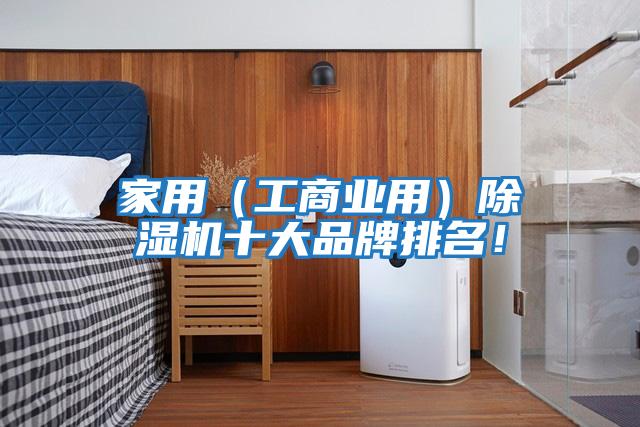 家用（工商業用）除濕機十大品牌排名！