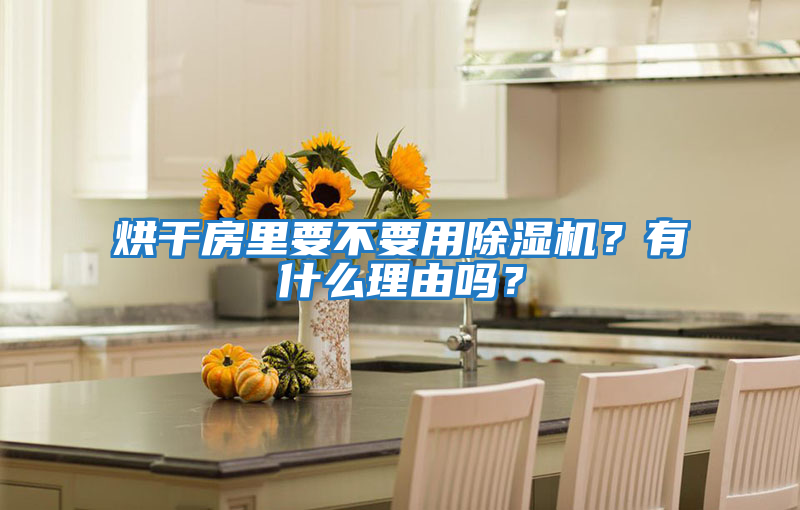 烘干房里要不要用除濕機?有什么理由嗎?