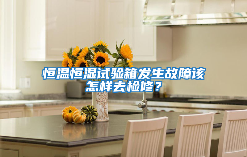 恒溫恒濕試驗箱發生故障該怎樣去檢修？