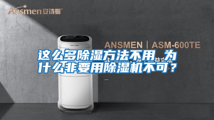 這么多除濕方法不用 為什么非要用除濕機(jī)不可？