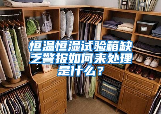 恒溫恒濕試驗(yàn)箱缺乏警報(bào)如何來(lái)處理是什么?