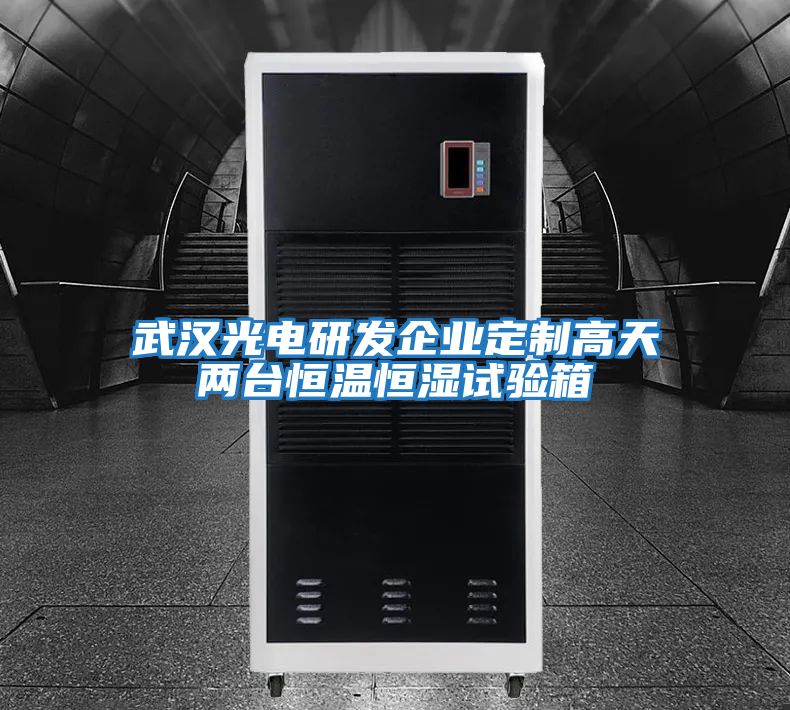 武漢光電研發(fā)企業(yè)定制高天兩臺恒溫恒濕試驗(yàn)箱