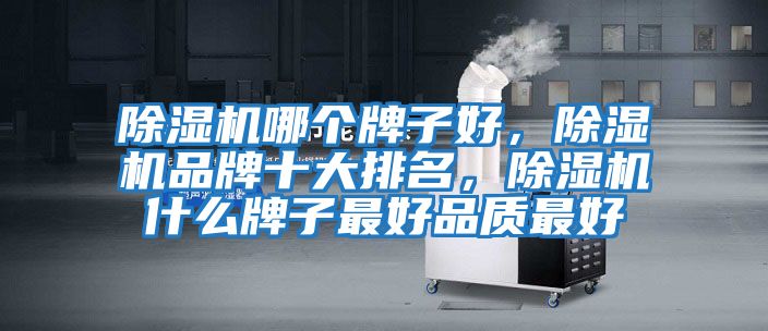 除濕機哪個牌子好，除濕機品牌十大排名，除濕機什么牌子最好品質最好